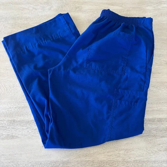 SB Scrubs Scrub Set Electric Blue Women's Small Top And Bottom - Picture 13 of 16